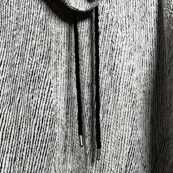 Kirkland Signature Women's Gray Jacquard Cowl Neck Pullover Sweatshirt Size XL - Picture 9 of 11